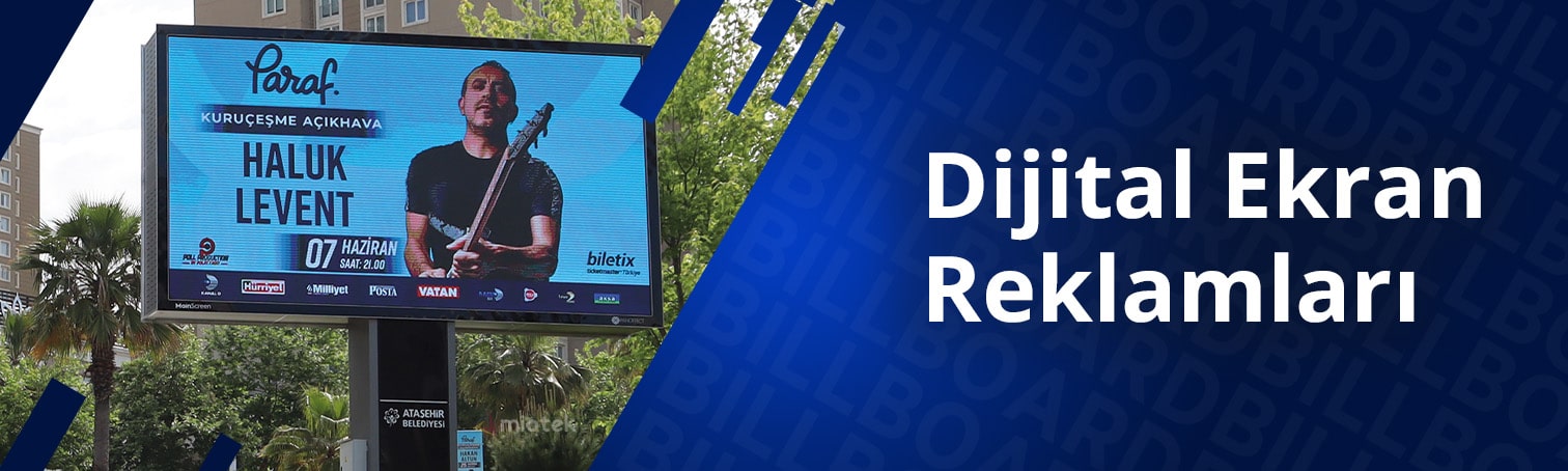 Açık hava dijital reklam alanları, Reklam panoları