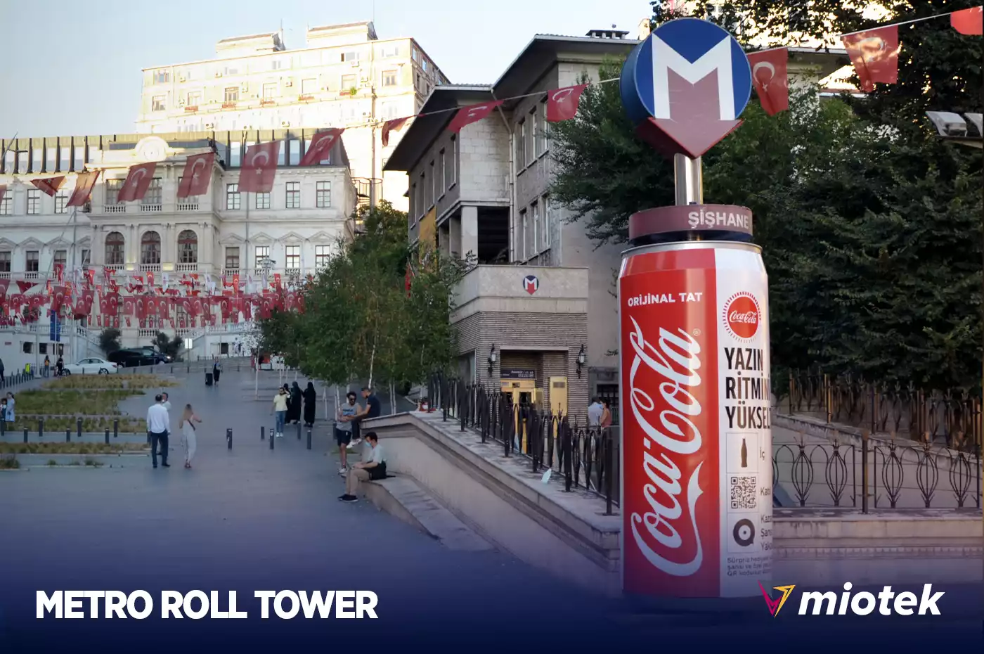 metro istanbul roll tower reklam alani