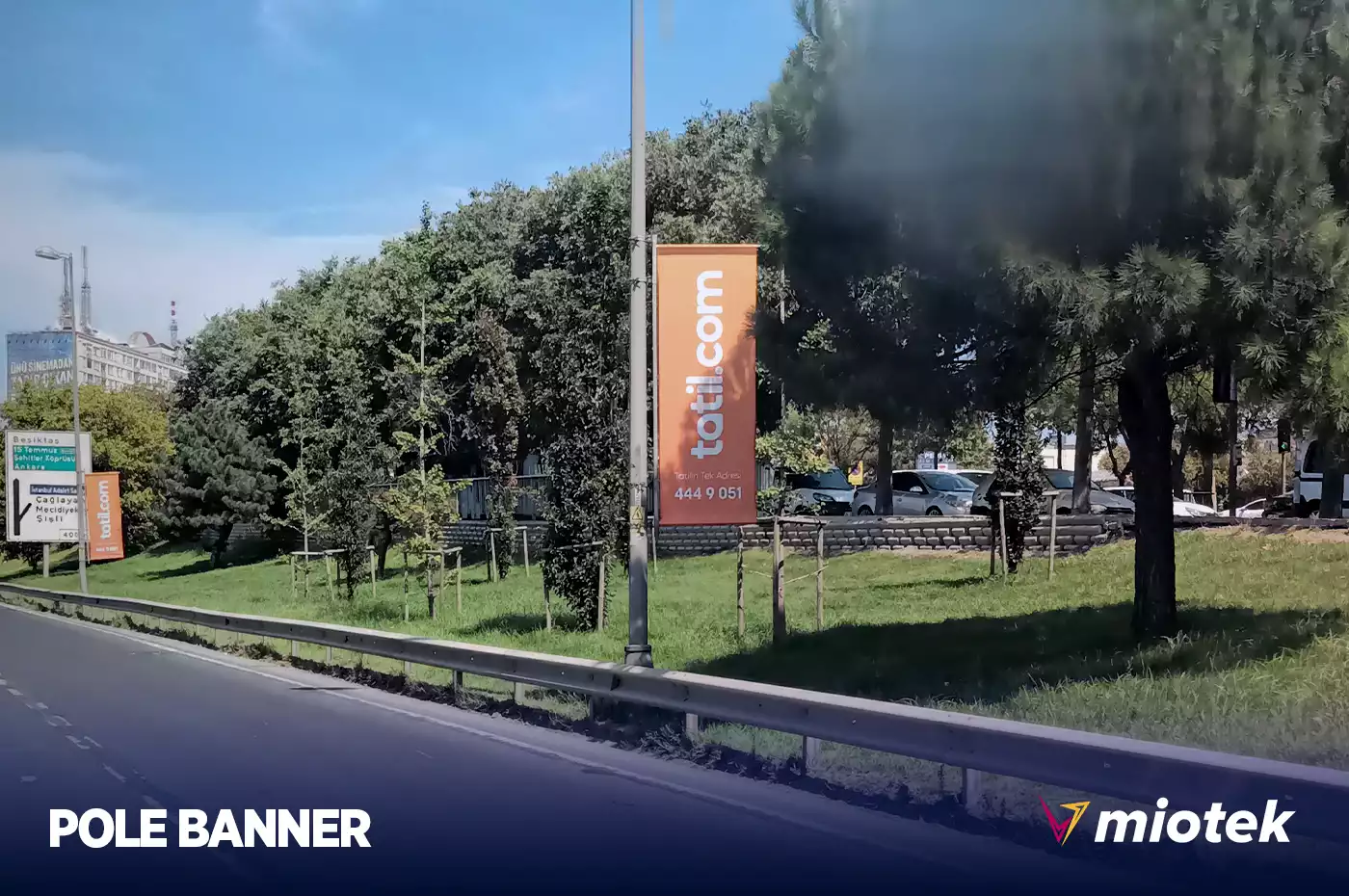 pole banner reklam alani kiralama